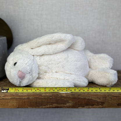 Jellycat Medium Cream Bashful Rabbit - Cream Off White Medium Bunny 12” New Tags