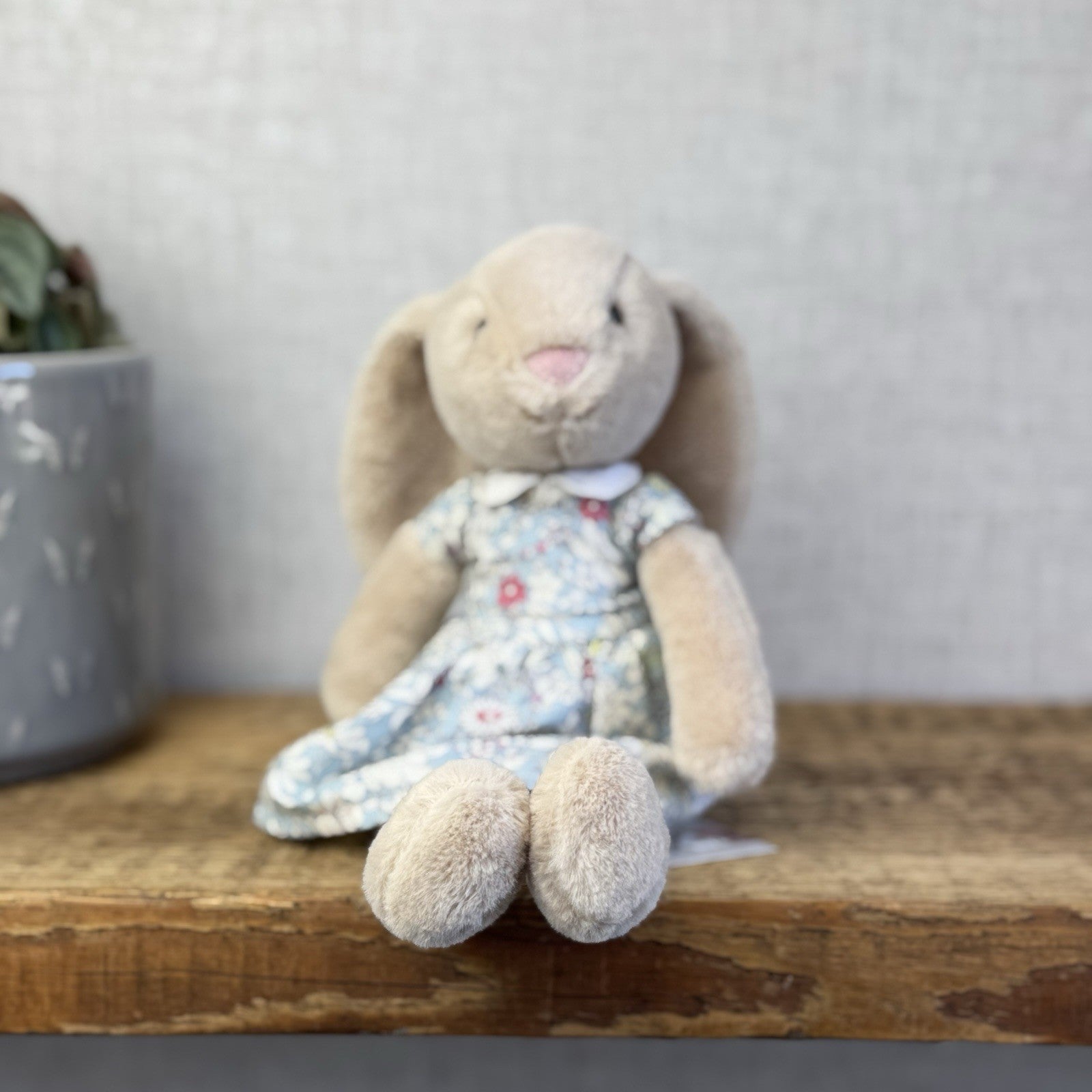 Jellycat Floral Lottie Bunny - Lottie Bunny In Floral Dress Retired- Small 10"