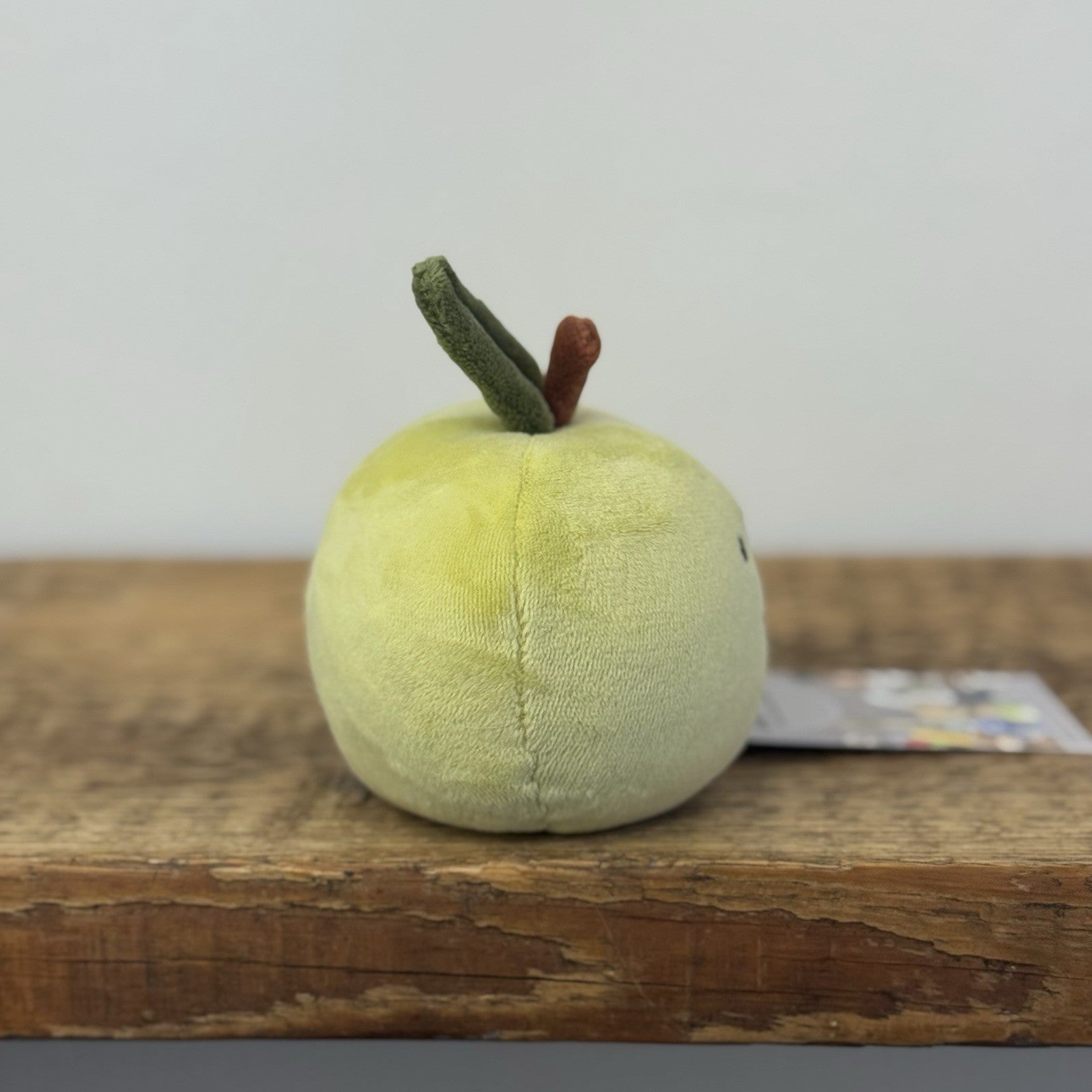 Jellycat Fabulous Fruit Apple - Small Velour Green Apple Soft Toy Retired 4" 