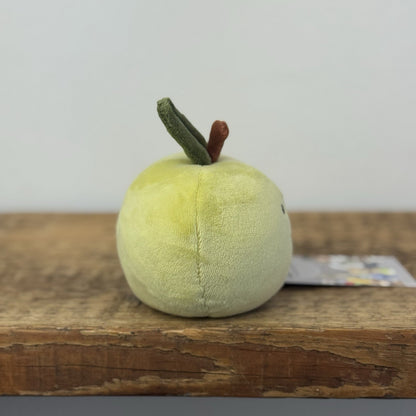 Jellycat Fabulous Fruit Apple - Small Velour Green Apple Soft Toy Retired 4" 