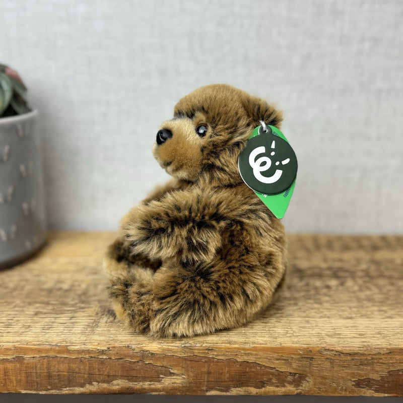 Living Nature Animal Soft Toy - Small Brown Bear Plush Eco Plush Toy New Tags 6"