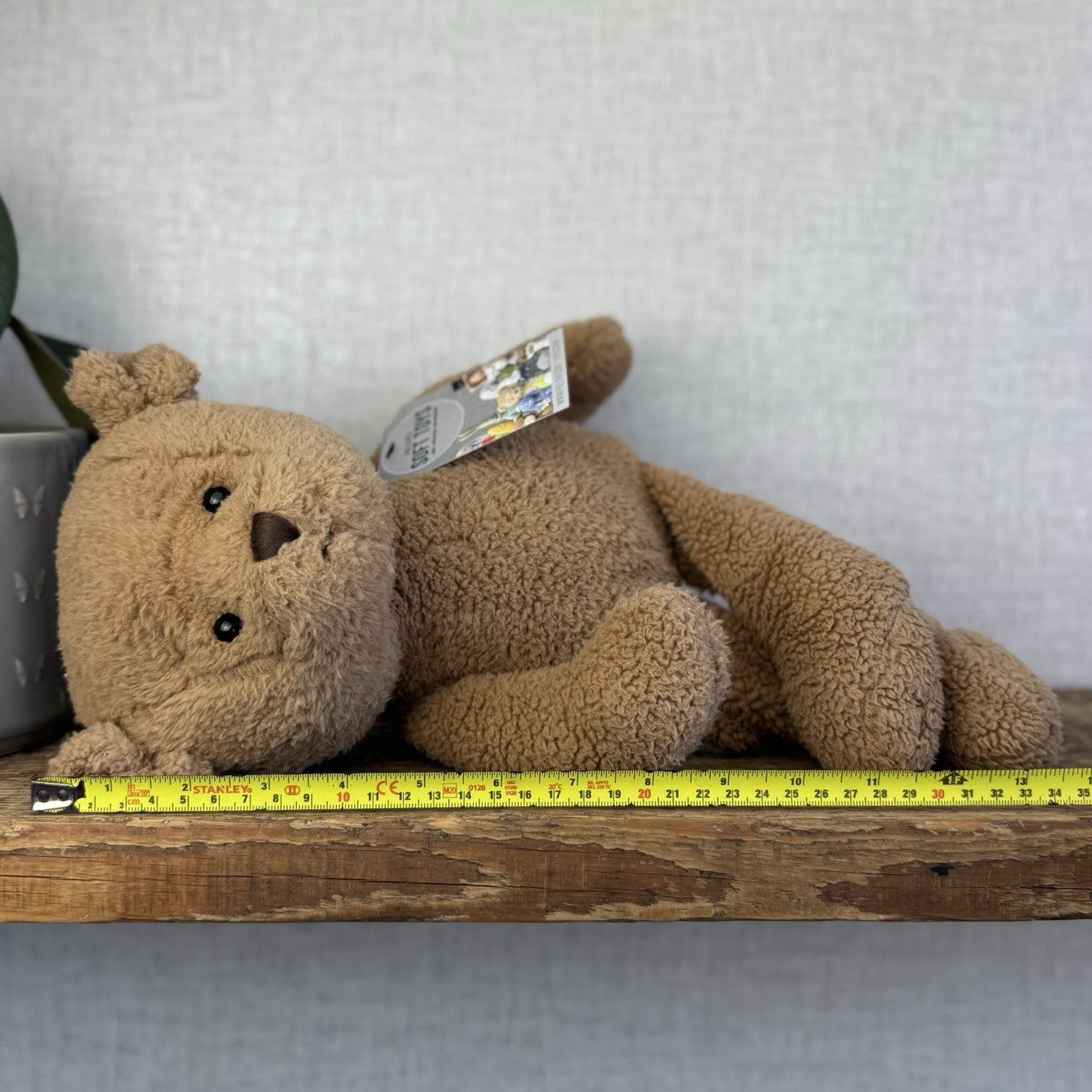Barbara Bukowski Teddy Bear - Julian Lionheart Yellow Gold Beanie Bear Retired
