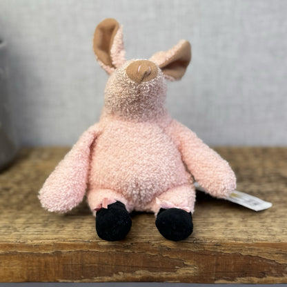 Manhattan Toy Company - Tip Toe Pig Vintage Soft Toy Beanie Piglet Ballet 7”