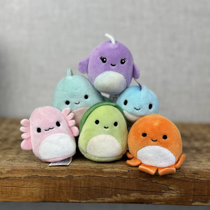 Squishmallow Squishville - Under The Sea Squad x6 Sea Creature Themed Bundle