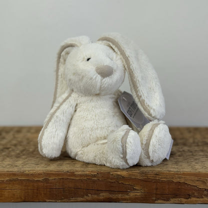 Jellycat Small Piper Bunny - White Retired Small Piped Bunny Rare NWOT 8"