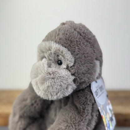 Jellycat Medium Gregory Gorilla - Super Soft Monkey Jellycat - Retired Rare 11”