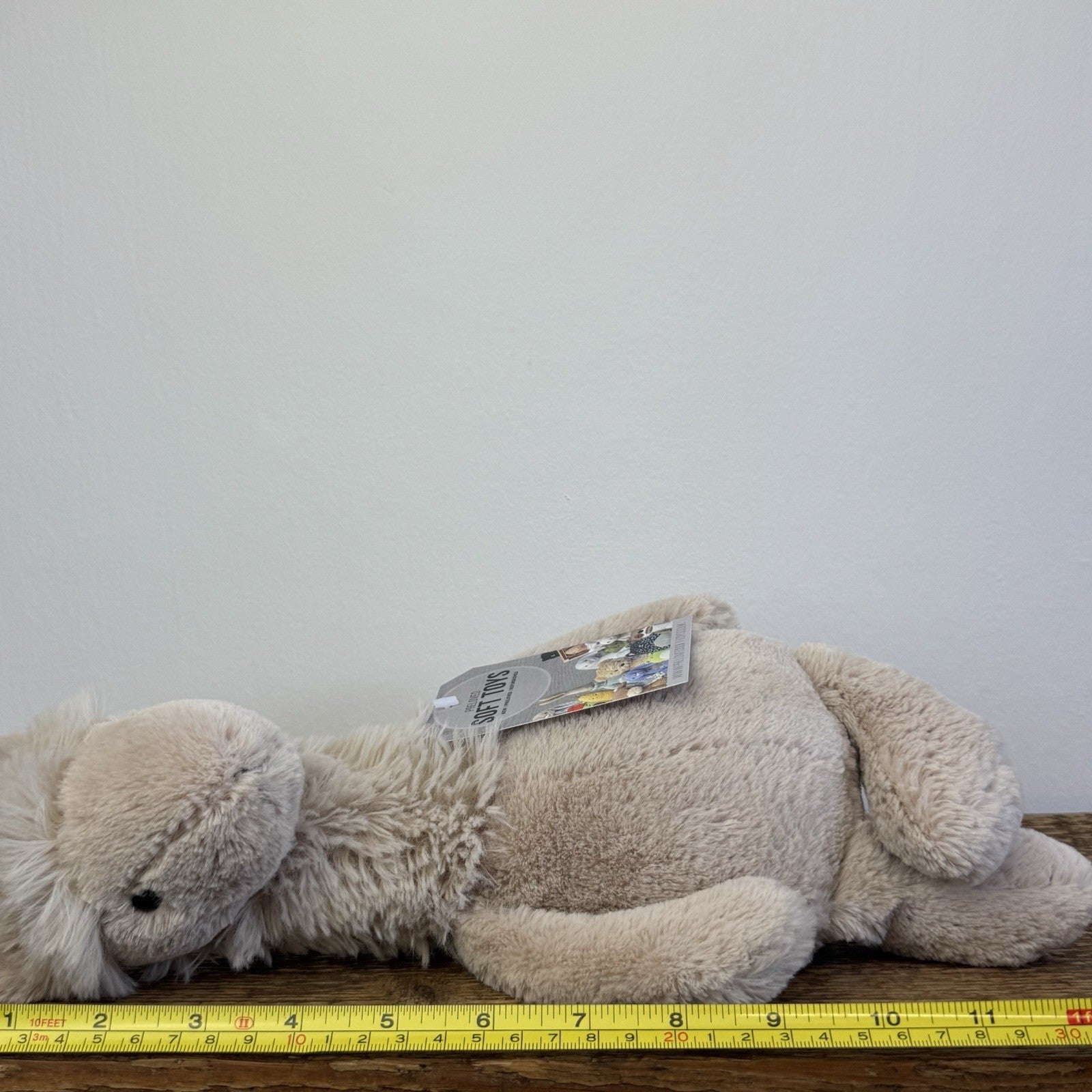 Jellycat Medium Bashful Llama Soft Toy Plush - Rare & Retired Beige Seated 12"