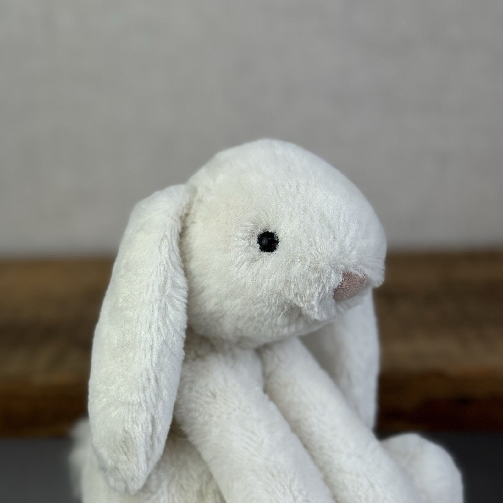 Jellycat SMALL White Smudge Bunny Rabbit - White Company White Bunny Smudge 10”