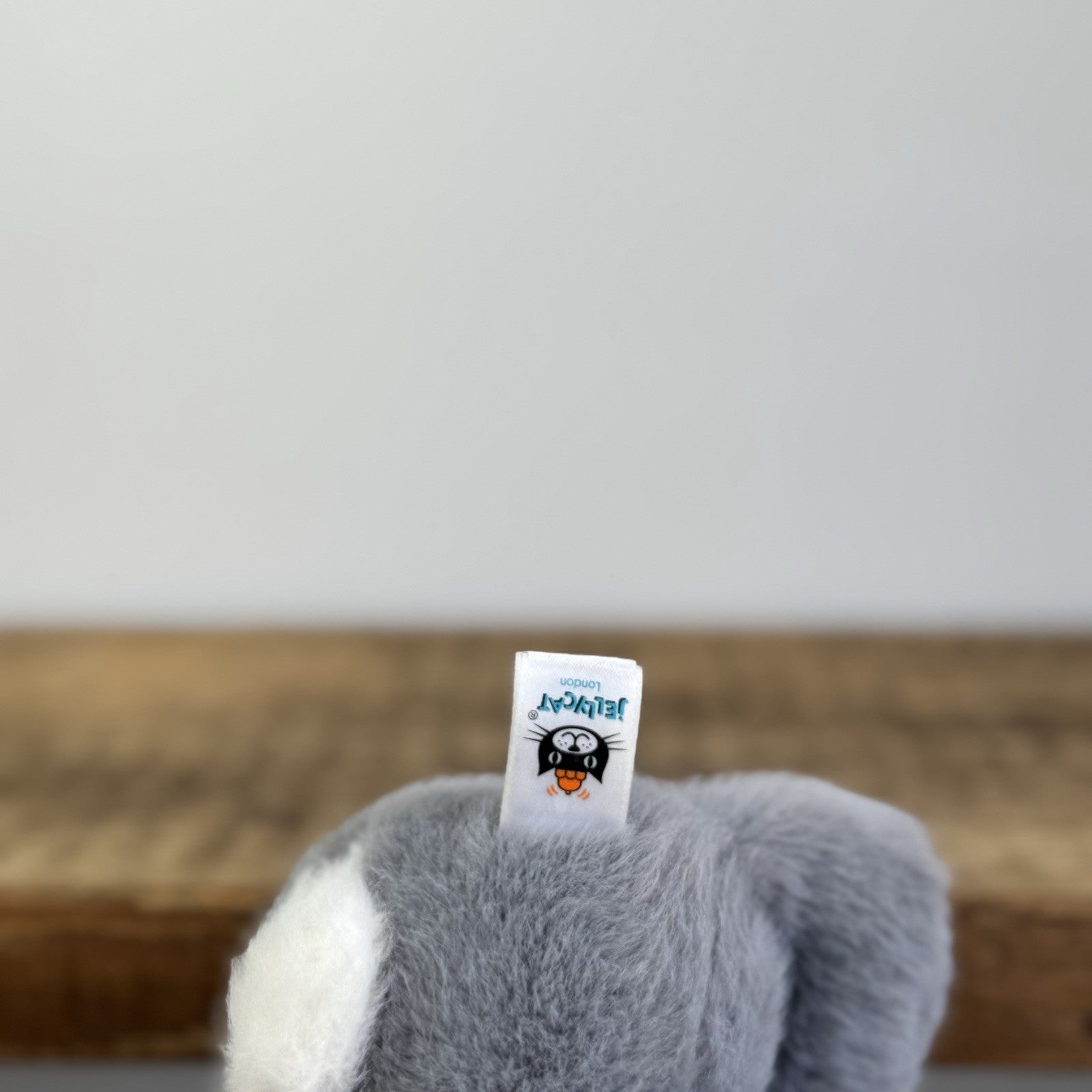 Jellycat Fuzzle Bunny Rabbit - Small Grey Fluffy Soft Toy Rare Retired Small 8"