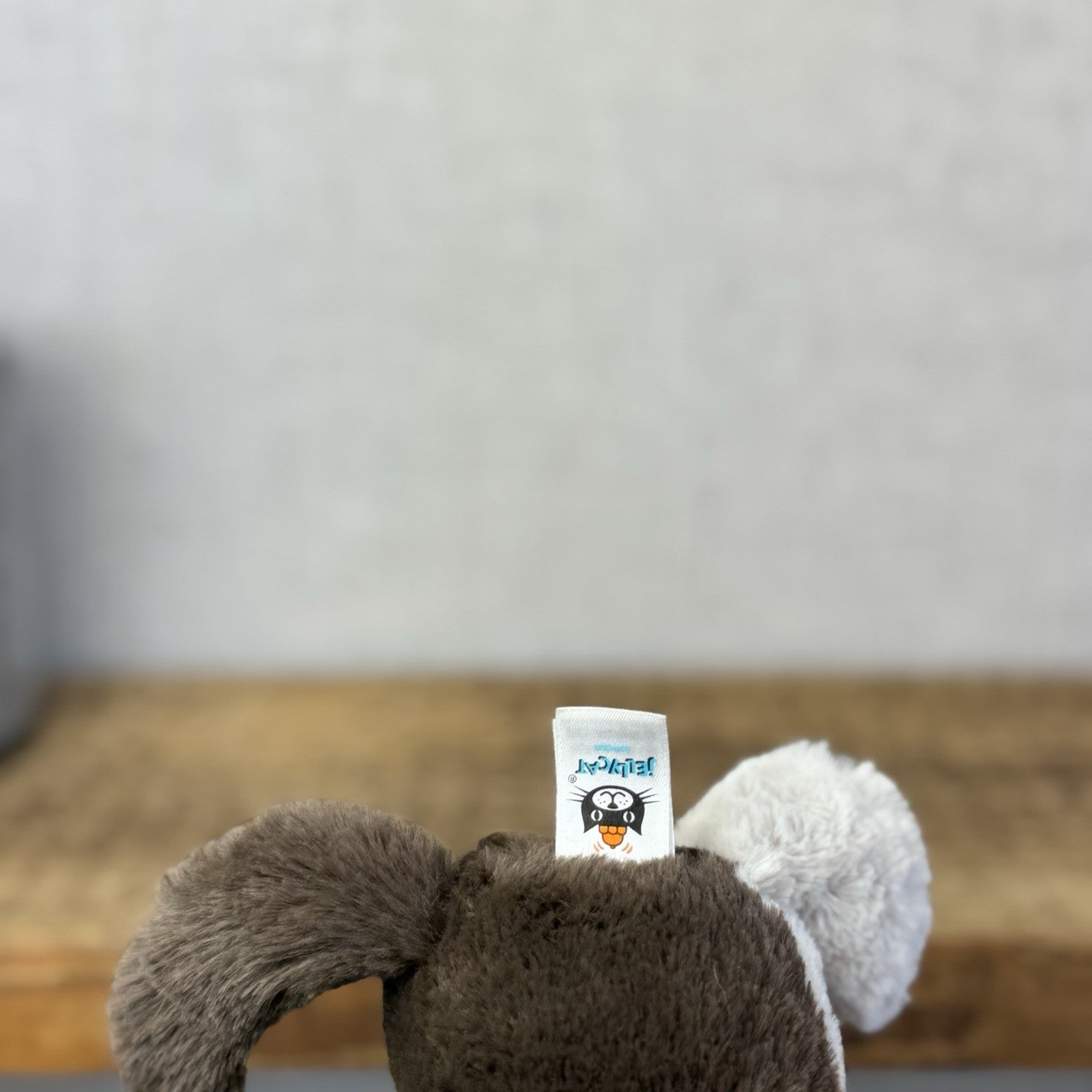 Jellycat Small Bashful Fudge Puppy - Brown Spaniel Bashful Dog Beanie Plush 8"