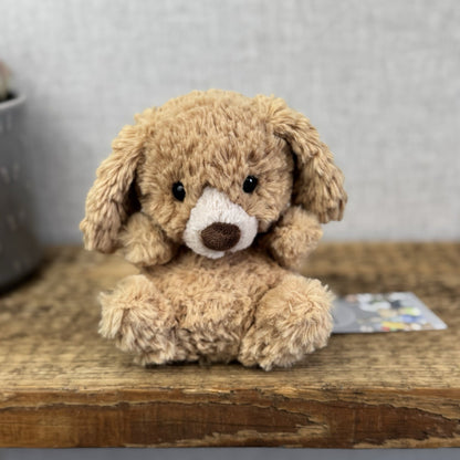 Jellycat Yummy Puppy - Beige/brown Yummy Puppy Small Textured Dog Puppy 6"