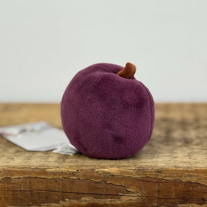 Jellycat Fabulous Fruit Plum - Small velour Fruit Soft Toy Retired 4" Fruit