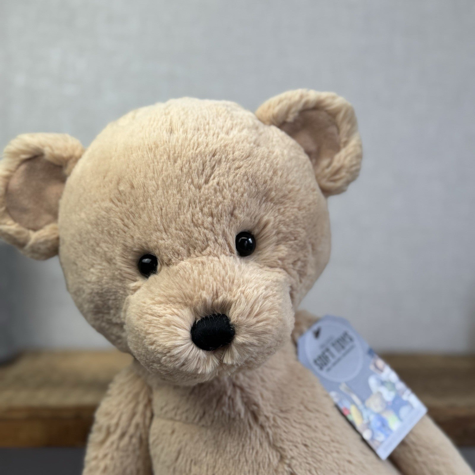 Jellycat Huge/Big Bashful Bear Honey Bear Cub Soft Toy Rare Retired NWOT 21"