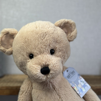 Jellycat Huge/Big Bashful Bear Honey Bear Cub Soft Toy Rare Retired NWOT 21"