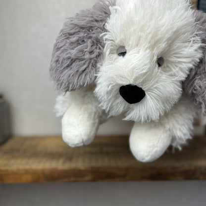 Jellycat Floofie Sheepdog - Large Shaggy Sheepdog Soft Toy Beanie Plush 19"