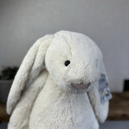 Jellycat Huge Bashful Cream Bunny - Large Off White Bunny - Big Rabbit Toy 50cm