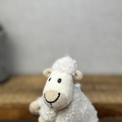 Jellycat Tiny Truffles Sheep/Lamb - Tiny Cream Fluffy Lamb Mini Beanie Toy 4”