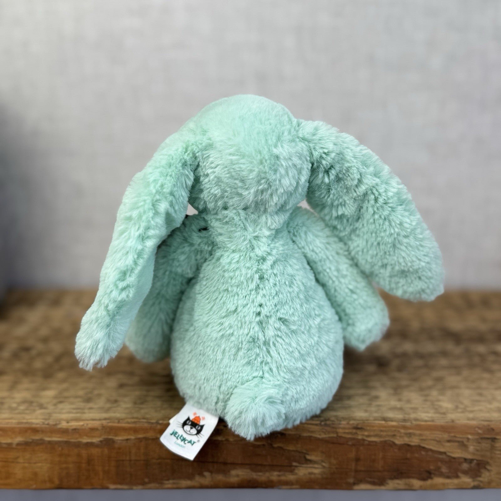 Jellycat Small Bashful Mint Bunny - Green Small Bashful Rabbit Retired 8" (#2)