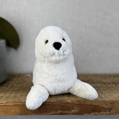Jellycat Small Rafferty Seal Pup - White Seal Soft Toy Plush Retired 10” (#2)