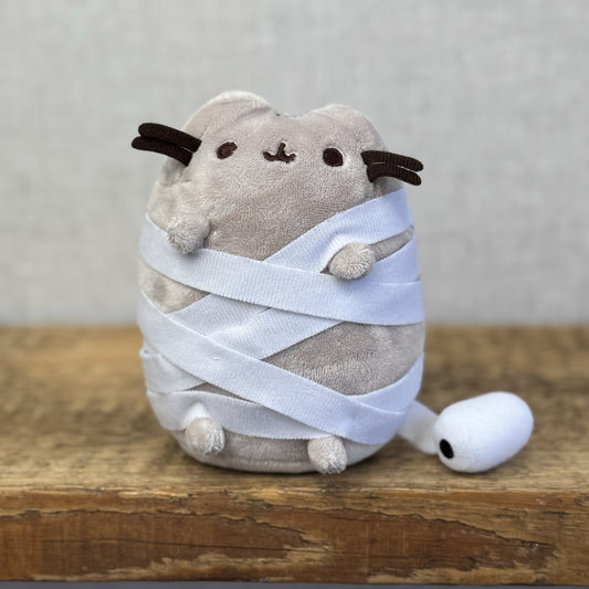Gund Pusheen Cat - Halloween Mummy Toilet Paper Cat 2018 5"