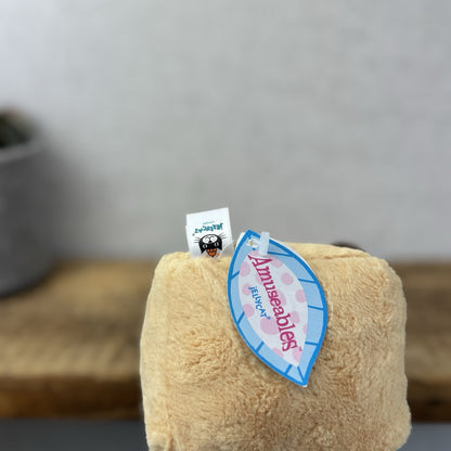 Jellycat Amuseable Swiss Cheese - Cheese Jellycat Beanie Food Rare With Tags 8”