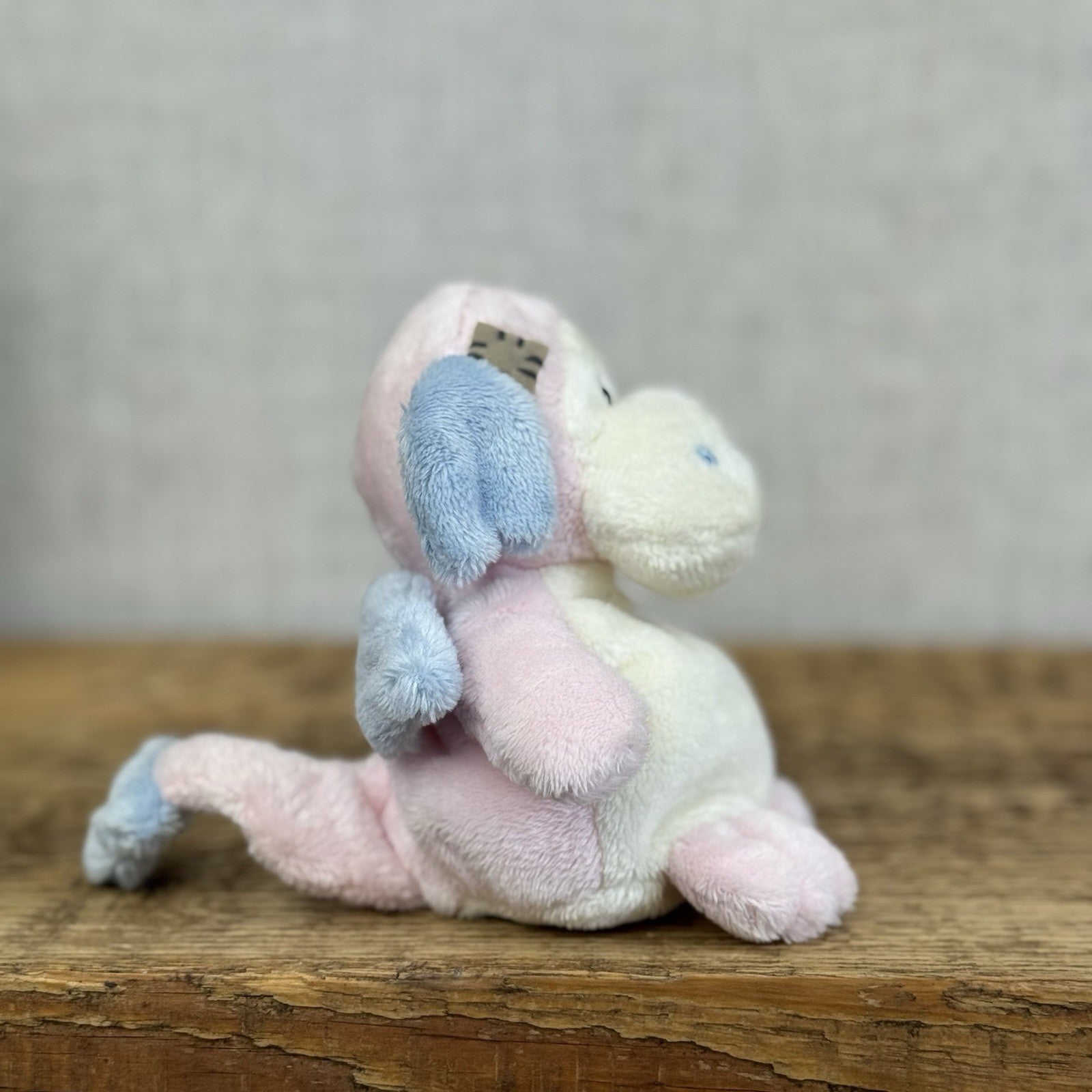 Blue Nose Friends Flash Dragon #121 - Mini Pink/Cream Dragon Soft Toy With Tags