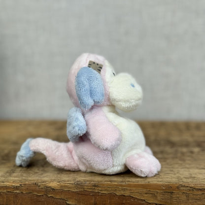 Blue Nose Friends Flash Dragon #121 - Mini Pink/Cream Dragon Soft Toy With Tags