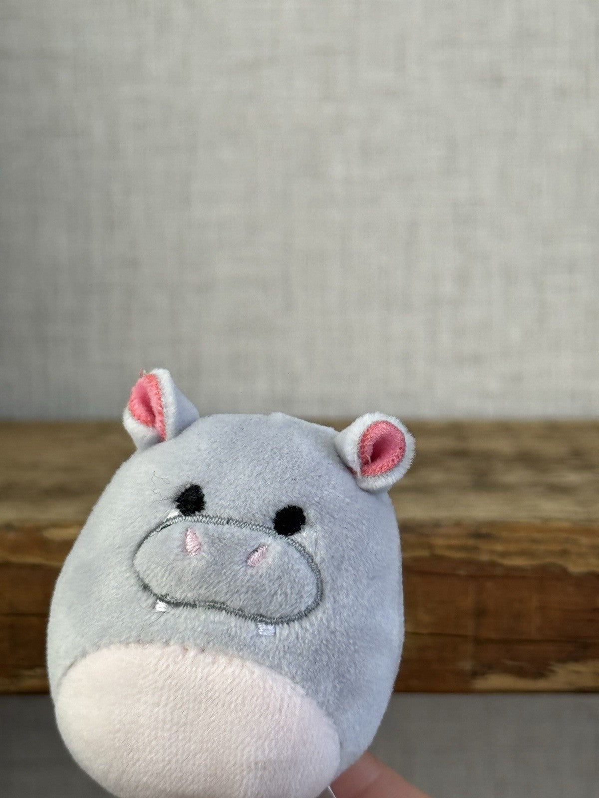 Squishmallow Squishville - Benedict Grey Tiny Hippo Squish Squishmallow 2” (#2)