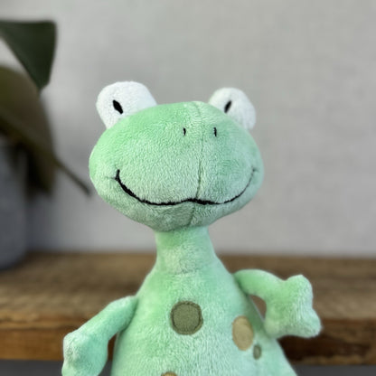 Jellykitten Bing Bong Frog - Soft Toy Frog Vintage Retired With Tags Small 10”