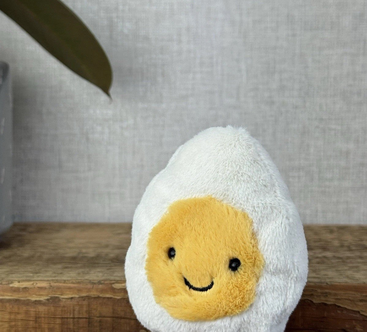 Jellycat Amuseable Happy Boiled Egg - Little Egg With Feet Soft Toy Beanie (#3)