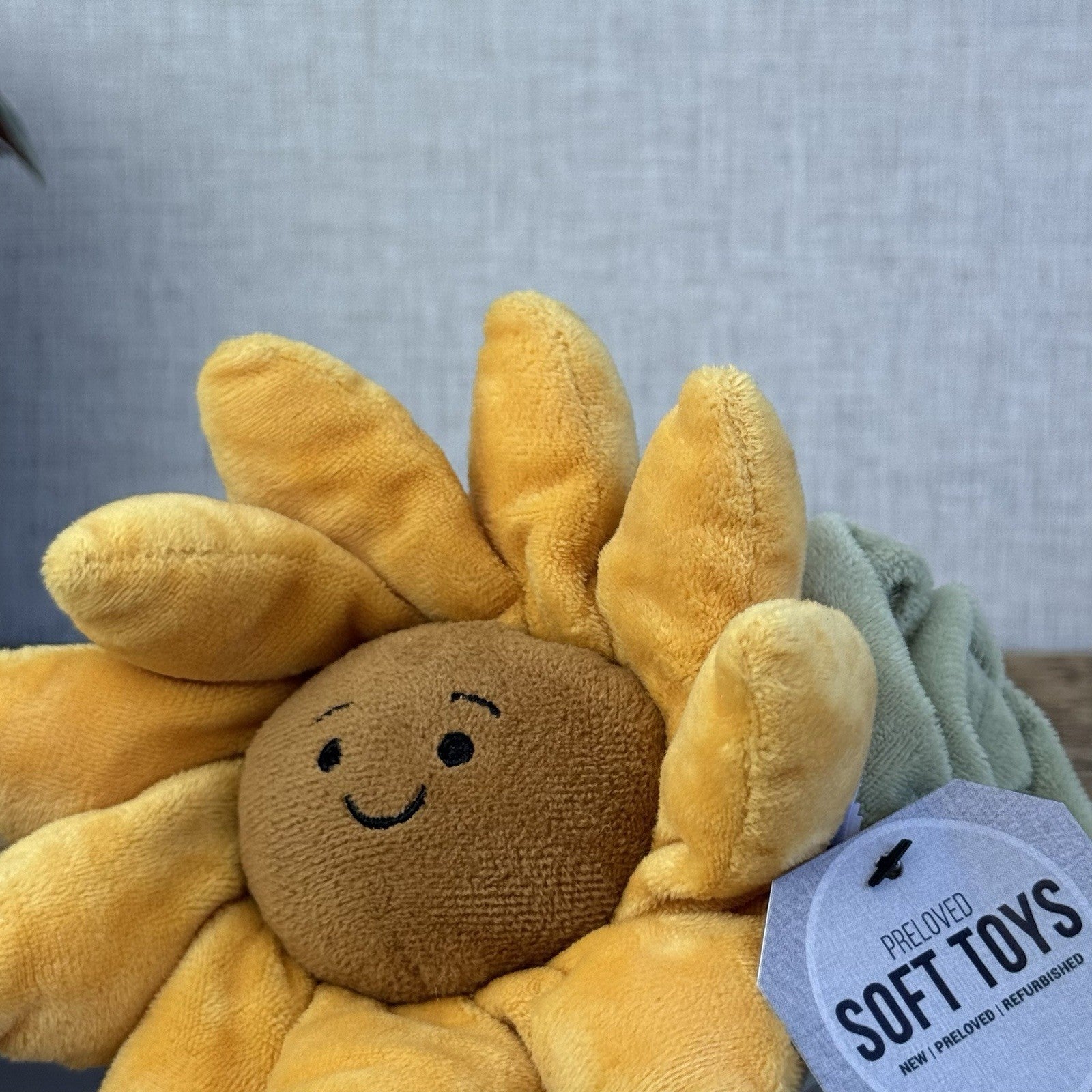 Jellycat Fleury Sunflower Soother - Flower Comfort Blanket Baby Girl Summer Gift