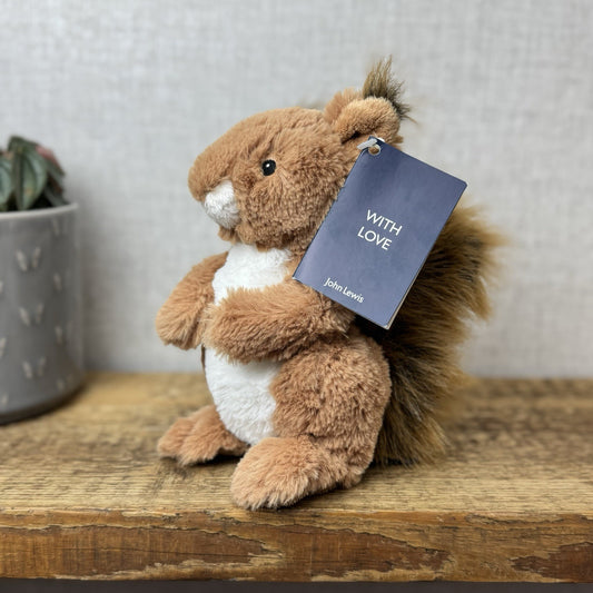 John Lewis Sid Squirrel - Christmas Advert Plush Beanie Plush (Jellycat Collab)