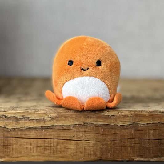 Squishmallow Squishville - Veronica Octopus - Tiny Orange Squishmallow 2”