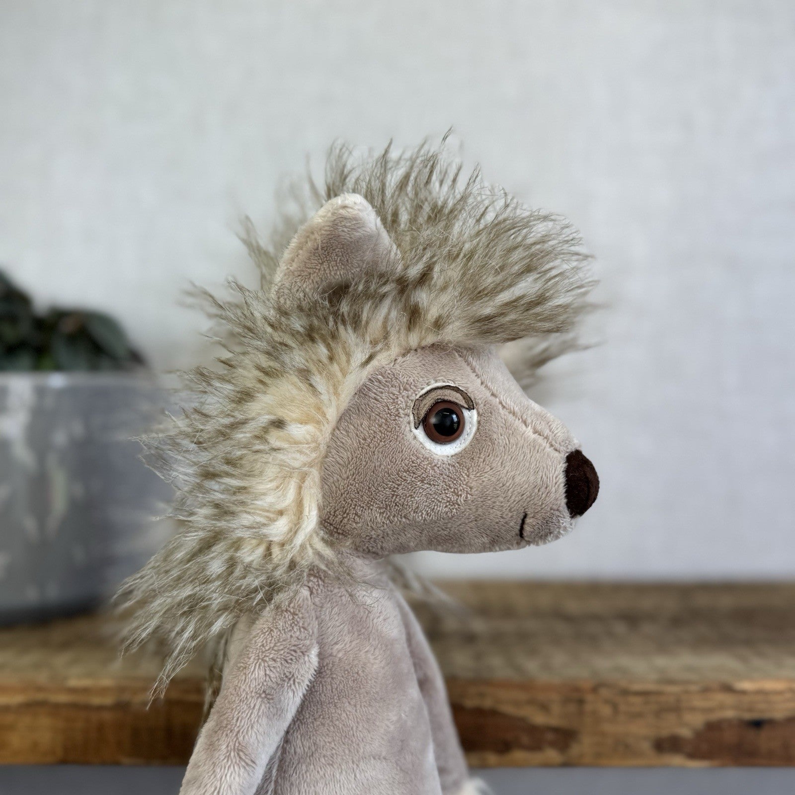Jellycat Chi-Chi Chinese Crested Dog - Large Fluffy Puppy Dog Rare/Retired 14"