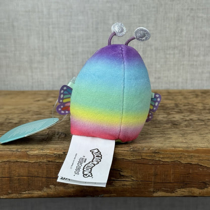Squishmallow Micromallow Estephania - Rainbow Butterfly Mini Soft Toy With Tags 