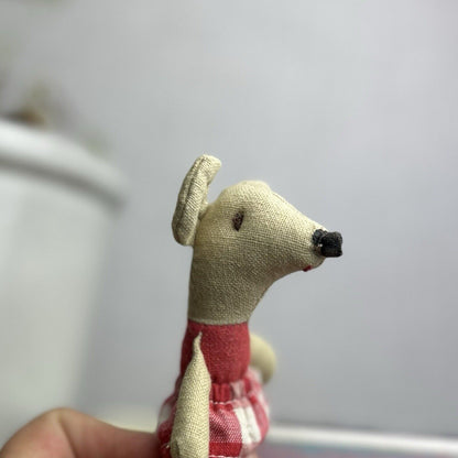 Maileg Little Sister in a Box 2012 - First Edition - Red Mouth Painted Nose