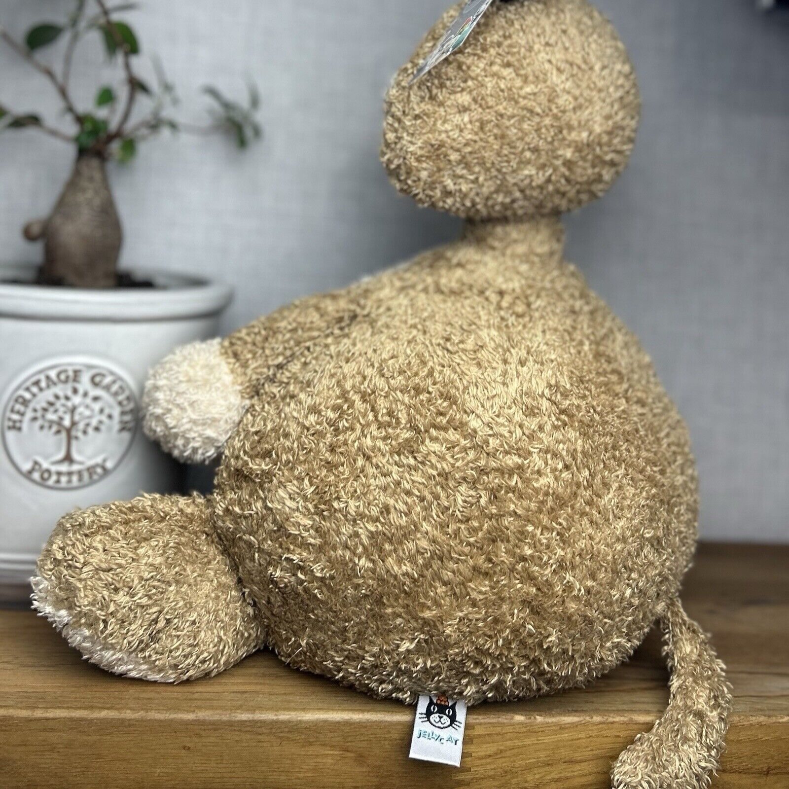 Jellycat Tumblebum Dog - Large Plump Dog - Cute Toe Beans Large Spot Dog 14”