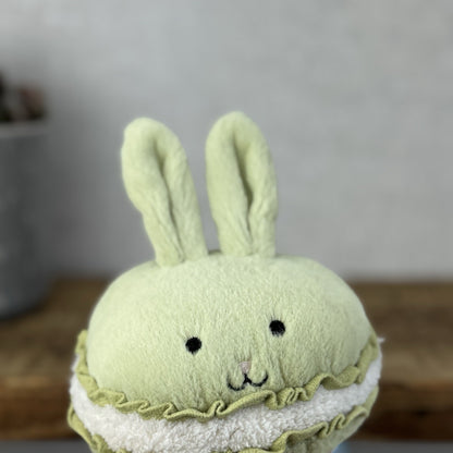 Jellycat Dainty Dessert Bunny Macaron - Green Bunny Amuseable New With Tags 5”
