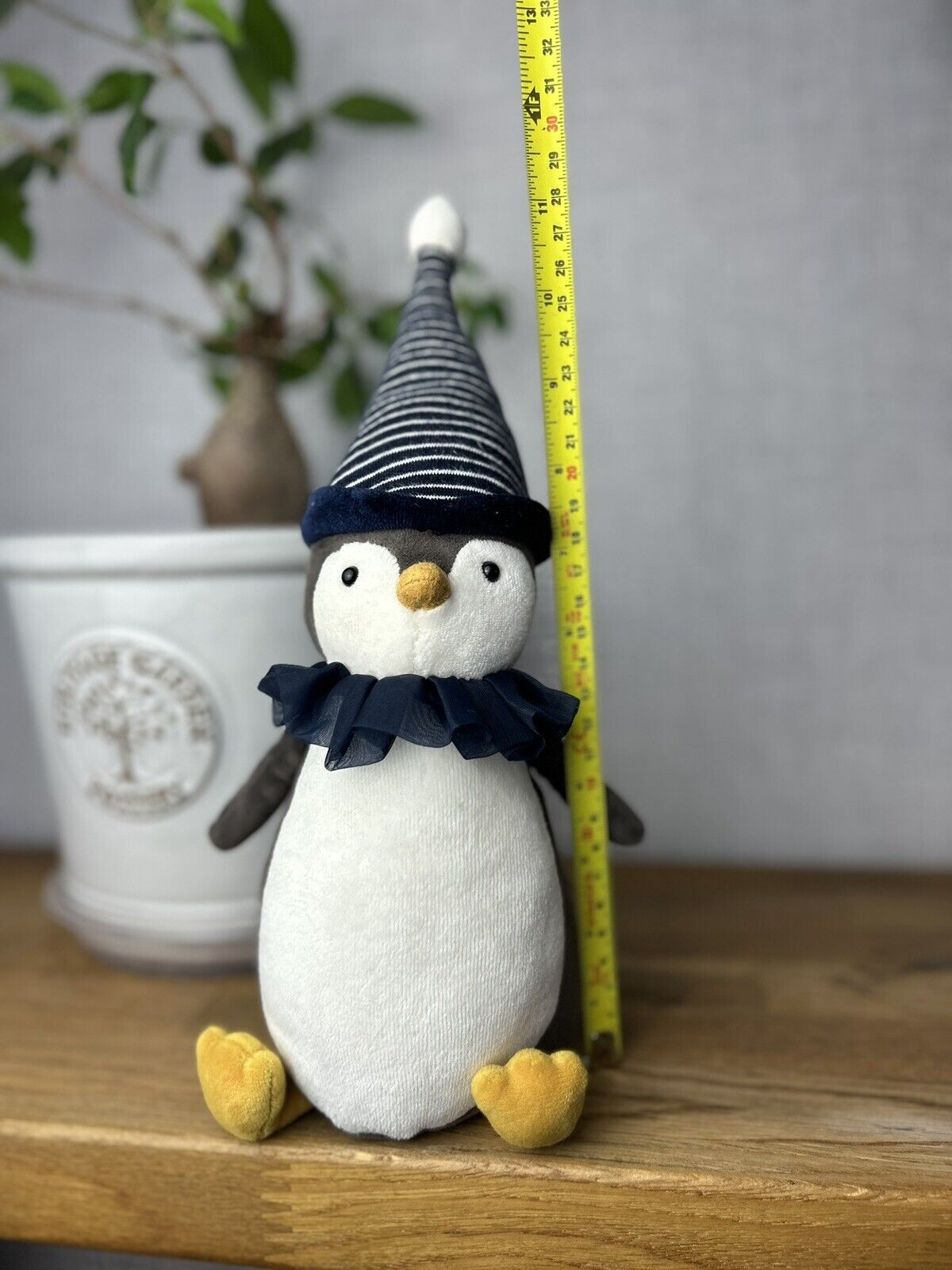 Jellycat Yule Penguin - Jellycat Medium Penguin In Hat - Christmas Jellycat