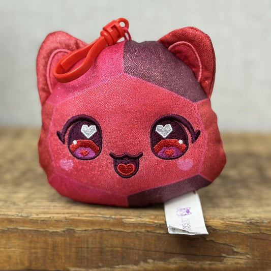 Aphmau MeeMeows- Ruby Red Keyring Bagcharm 4"