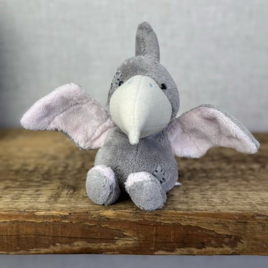 Blue Nose Friends - Crest The Pterosaur #117 - Mini Dinosaur Blue Nose Grey/Pink