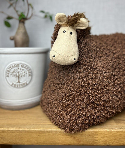 Jellycat Cushillow Horse - Pony/Horse Cushion - Curly Horse Pillow - RARE