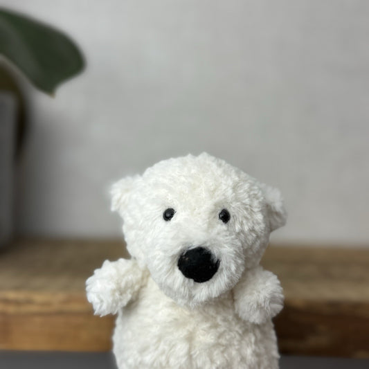 Jellycat Wee Polar Bear Tiny White Bear Soft Toy Beanie Pocket Pal Christmas 5”