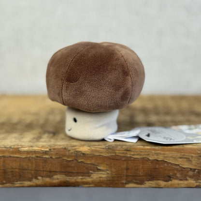 Jellycat Vivacious Mushroom - Mini Velour Mushroom Soft Toy Food Play NWOT 4"