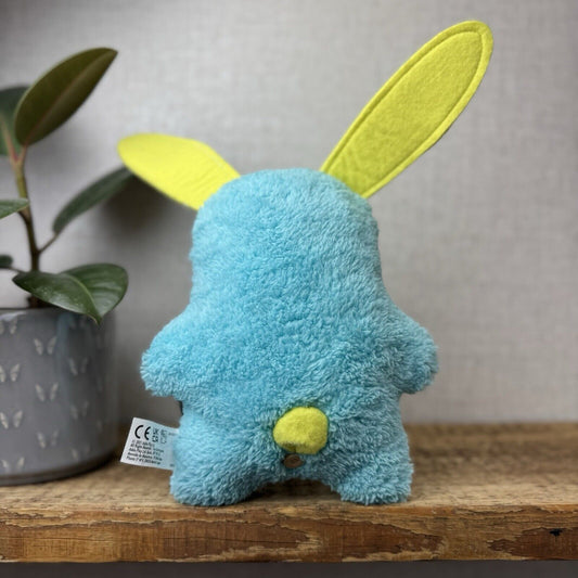 Fuggler Rabid Rabbit Snuggler Edition - Blue Bunny Funny Ugly Monster Plush 