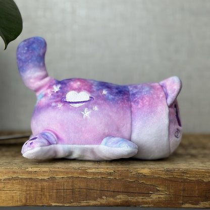 Aphmau MeeMeows - Celestial Galaxy Car - Pocket Squishy Cat Pink Small Cat 5"