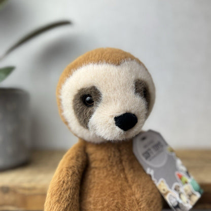 Jellycat Whispit Sloth - Fuzzy Fluffy Sloth Soft Toy Rare Retured Medium 10”