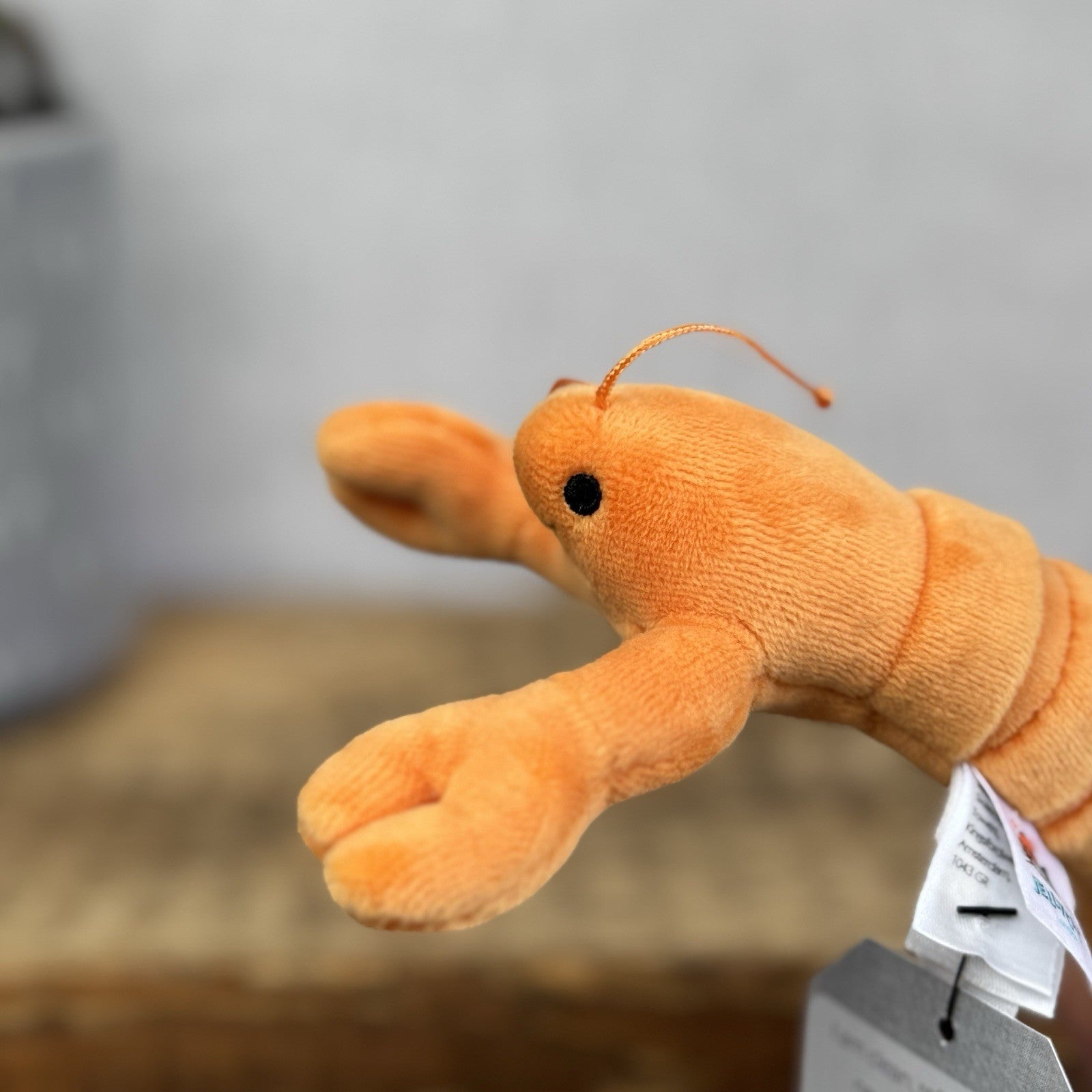 Jellycat Sensational Seafood Langoustine - Small seafood Play Toy Retired 4"