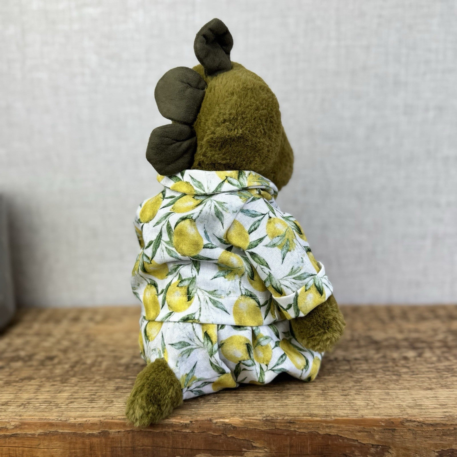Bespoke Lemon Grove PJs - Handmade Fit Jellycat Medium Bashfuls (Clothes Only)