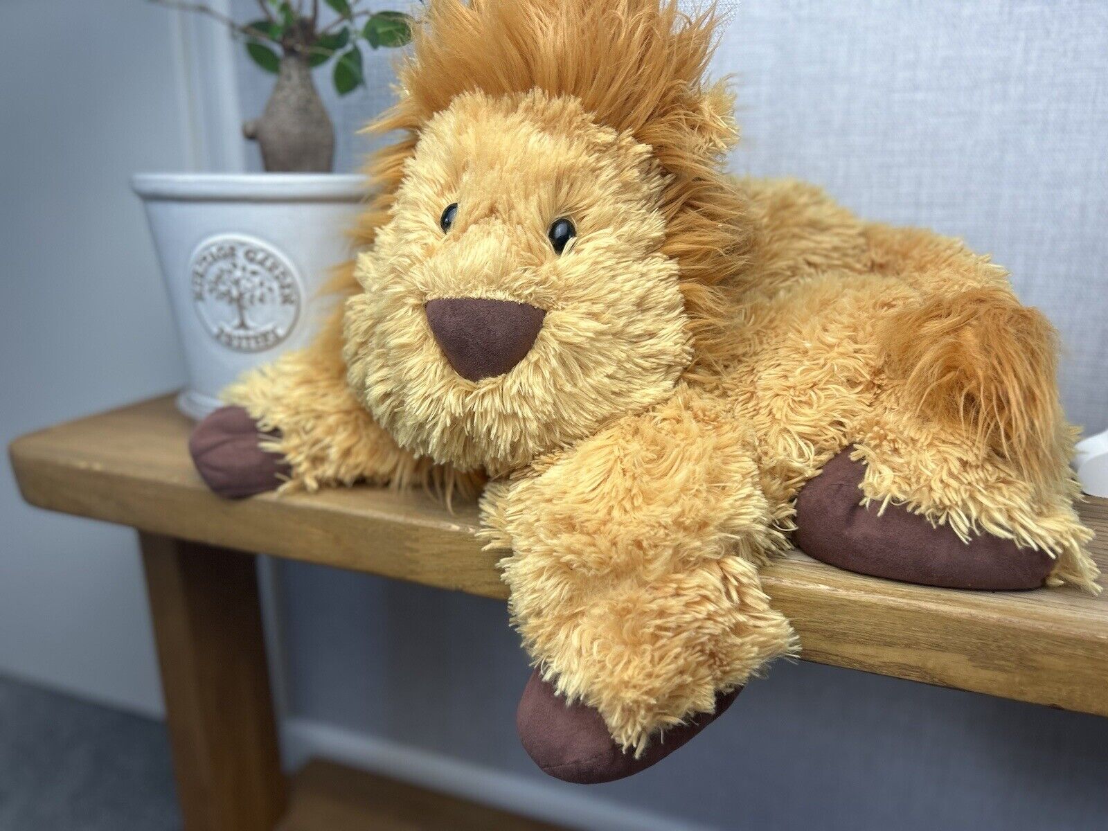 Jellycat HUGE Truffles Lion - Truffles Lion - Large Pillow Plush Lion Soother